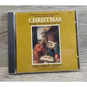 Monks of Solesmes Christmas Midnight Mass Gregorian Chant CD-Christmas Music